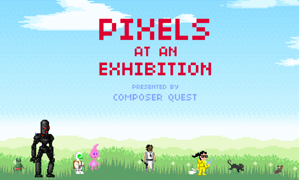 Pixels at an Exhibition Title